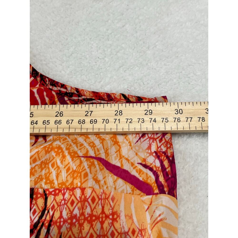 Catherine’s NWT Plus Sz 4X Women’s Blouse Tropical Sleeveless Button Beach - Picture 4 of 5